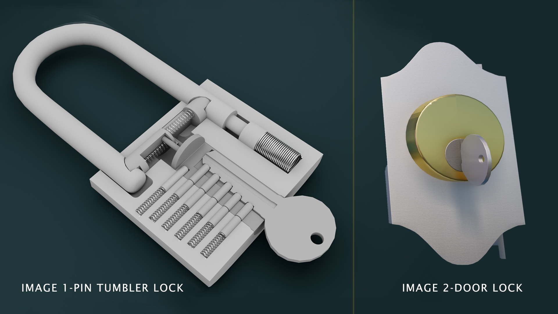 How Does a Lock Work? Pin Tumbler Lock mechanisms use pins that align at the shear line to allow unlocking. Explore this process with detailed 3D visuals explaining how door locks function step by step.