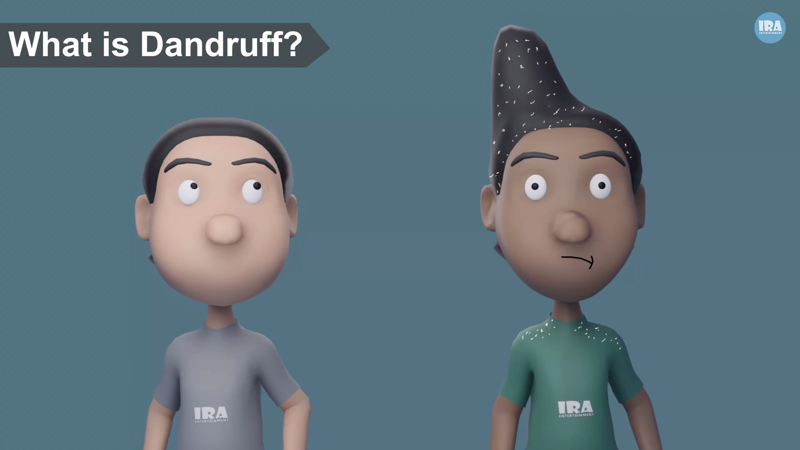 What is Dandruff - 3D Explanation